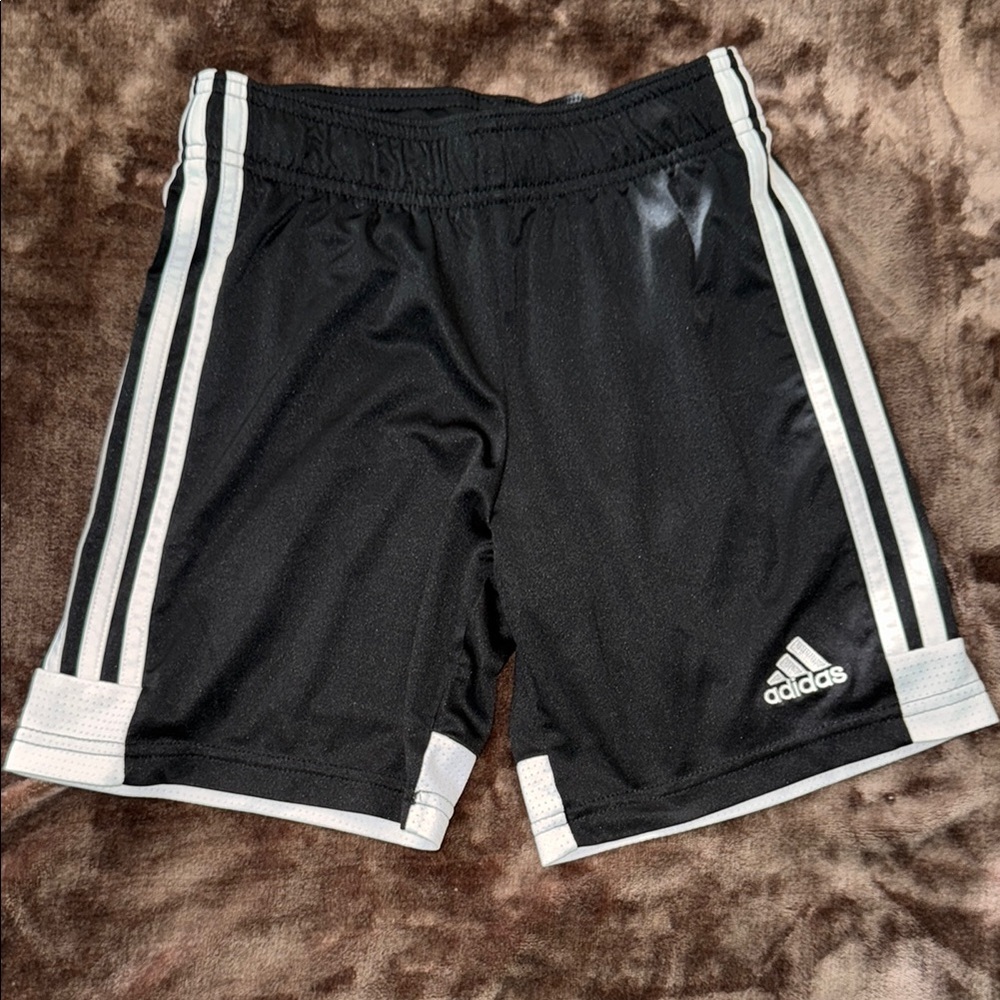 adidas Black and White Kids Shorts